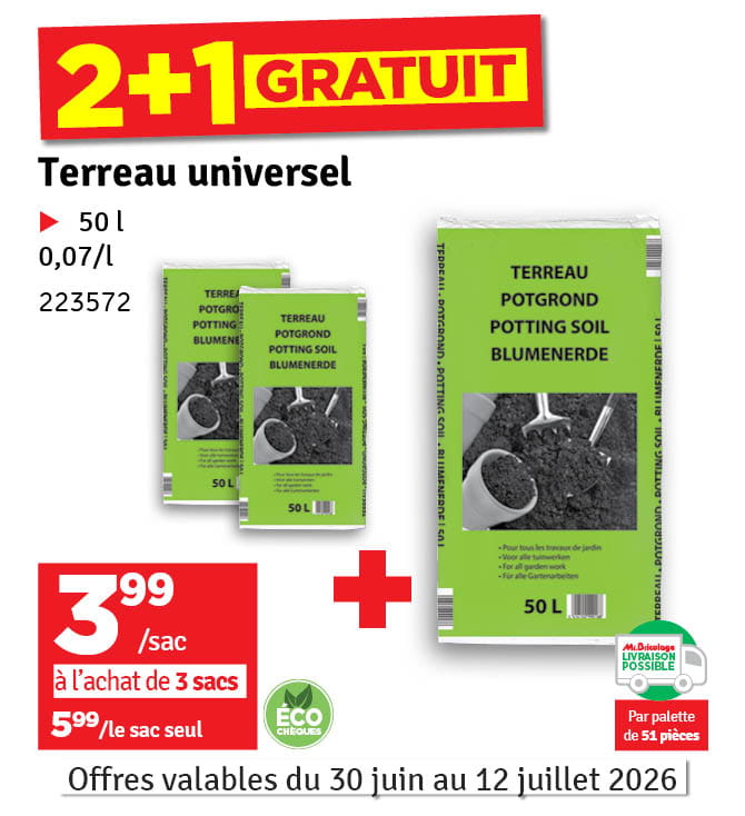 Terreau universel 50 L